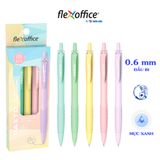  Hộp 5 cây bút gel B màu Pastel Thiên Long Flexoffice Pazto FO-GELB039/VN - Mực xanh 