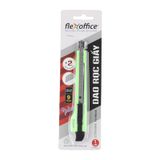  Dao rọc giấy Flexoffice Thiên Long FO-KN03B lưỡi dao bằng sắt mạ crom thoải mái, chắc chắn, an toàn khi sử dụng-giao màu ngẫu nhiên 