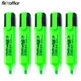  Combo 5/10/20 bút dạ quang FlexOffice FO-HL02 màu dạ quang mạnh, phản quang tốt, không làm lem nét chữ 