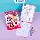  Tập tô màu các nhân vật hoạt hình Disney tùy chọn cho bé yêu thỏa thích sáng tạo - tặng kèm 8 bút sáp màu 