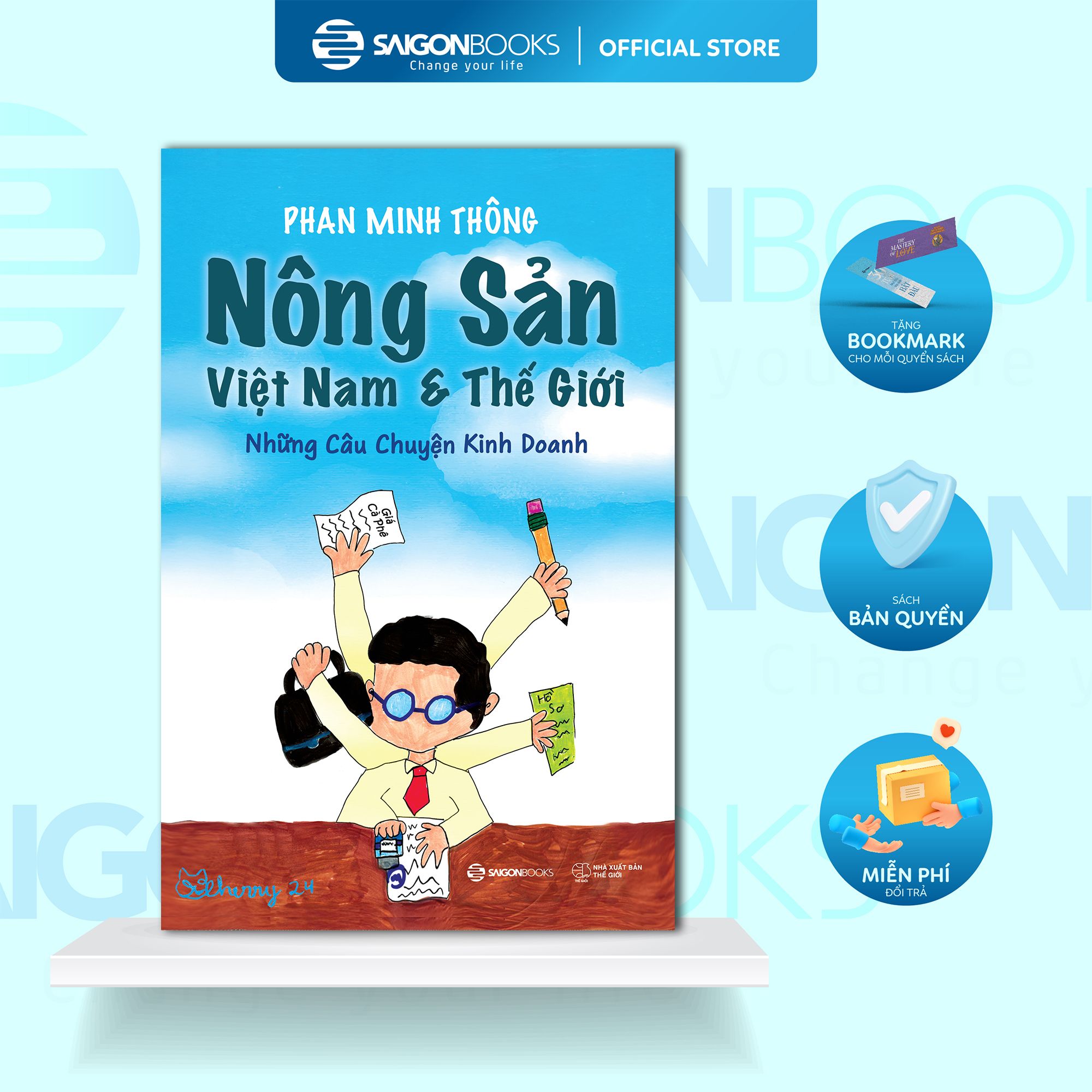  SÁCH - Nông Sản Việt Nam & Thế Giới - Tác giả Phan Minh Thông 