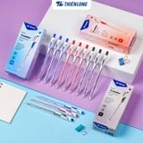  Combo 5/20 cây bút bi Thiên Long TL-079 ngòi 0.5mm mực xanh/đỏ/đen nét viết thanh mảnh thiết kế trẻ trung năng động 