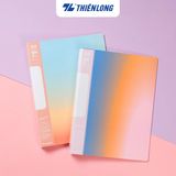  Bìa học sinh 40 lá A4 màu pastel thời thượng Thiên Long DB-003 sức chứa 200 tờ A4, file bìa hồ sơ dùng để đựng đề cương học tập, tài liệu văn phòng 