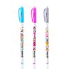  Combo 5 cây bút gel xóa được Thiên Long TP-GELE01 ngòi 0.5mm mực xanh/đen/tím bút viết trơn mượt, có gôm trên nắp 