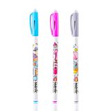  Hộp 20 cây bút gel xóa được Thiên Long TP-GELE01 ngòi 0.5mm mực xanh/đen/tím bút viết trơn mượt, có gôm trên nắp 