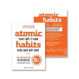  Sách - Atomic Habits - Thay Đổi Tí Hon, Hiệu Quả Bất Ngờ  - James Clear 