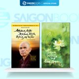  Combo Sách - Không diệt không sinh đừng sợ hãi + Từng bước nở hoa sen - Thiền sư Thích Nhất Hạnh 