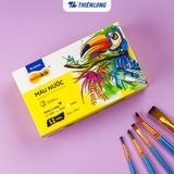  Bộ 15 lọ màu nước Thiên Long Colokit WACO-C09 dung tích 15ml có 12 màu cơ bản, tặng thêm 01 màu Gold, 01 màu Silver ánh kim, 01 màu trắng và 01 dao lấy màu 