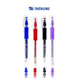  Hộp 20 cây Bút Gel Thiên Long GEL-08 ngòi 0.5mm mực xanh/đen có nắp đậy, đệm cầm tay phù hợp cho học sinh 