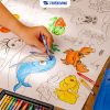  Bộ tranh cuộn tô màu DIY Thiên Long Colokit CRO-C001 cho bé sáng tạo với 5 tranh đa dạng chủ đề, chất giấy dày dặn phù hợp với mọi chất liệu màu 
