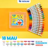  Bút sáp vặn Doraemon Thiên Long Colokit hộp 12 màu TCR-C007/DO và 18 màu TCR-C008/DO màu sắc tươi sáng, không làm dính tay và an toàn cho trẻ em 
