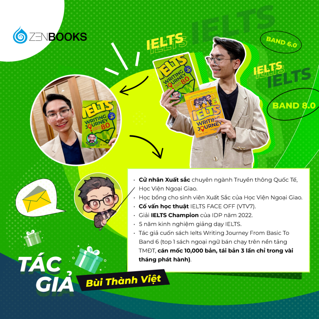  SÁCH - Ielts Writting Journey: Elevate To Band 8.0 