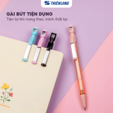  Combo 5/10/20 cây bút chì bấm Thiên Long PC-030 ngòi 2mm dễ thay ruột, tích hợp chuốt chì trên thân bút tiện lợi - Màu thân pastel giao ngẫu nhiên 