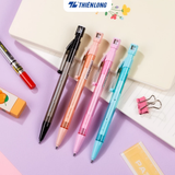  Combo 5/10/20 cây bút chì bấm Thiên Long PC-030 ngòi 2mm dễ thay ruột, tích hợp chuốt chì trên thân bút tiện lợi - Màu thân pastel giao ngẫu nhiên 