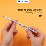  Combo 5/10/20 bút chì gỗ thân lục giác Doremon Thiên Long Điểm 10 2B TP-GP009/DO kèm gôm tiện lợi, bám tốt trên giấy 