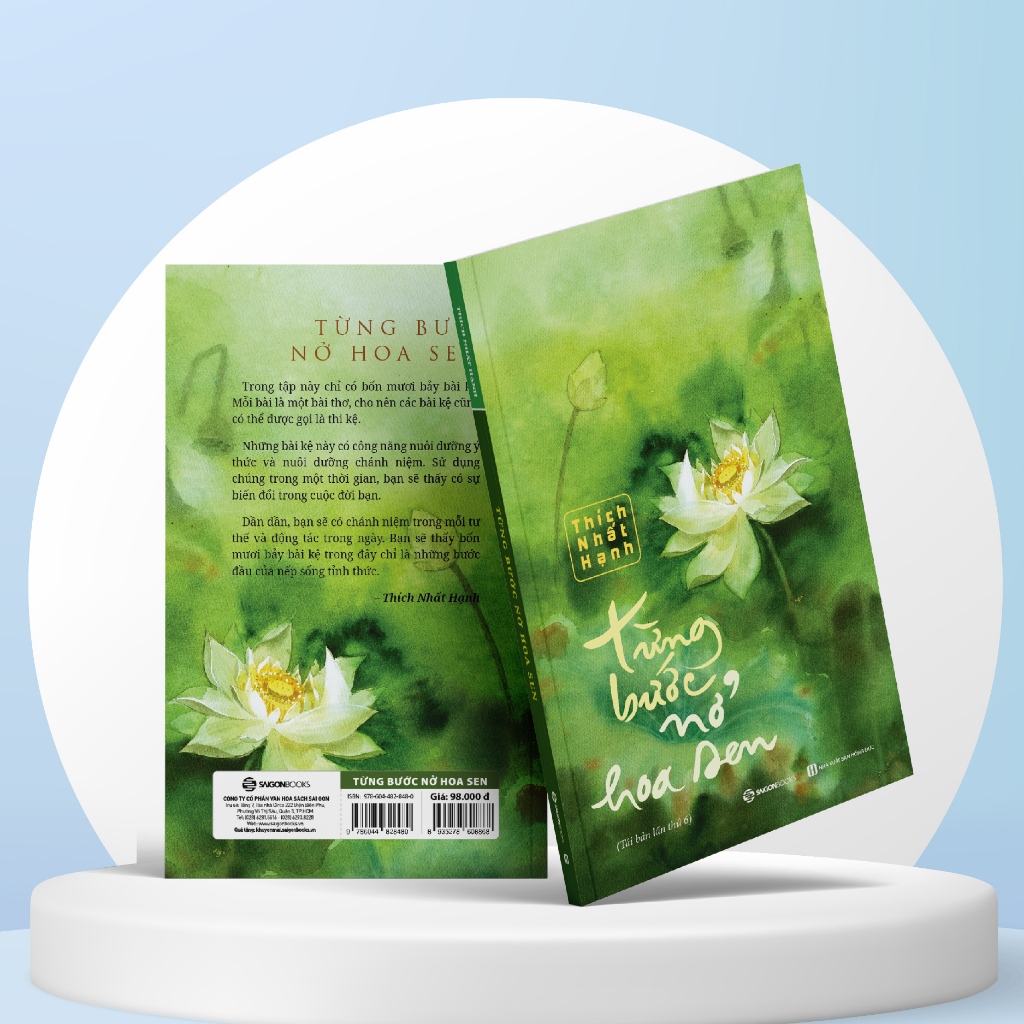  Sách - Từng bước nở hoa sen (TB 2024) - Thích Nhất Hạnh 