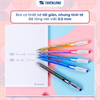  Combo 5/20 bút bi Thiên Long TP-06 ngòi 0.5mm mực xanh/đen dạng bấm cò, có vân cầm tay giúp giảm trơn trượt khi viết-Màu thân bút ngẫu nhiên 