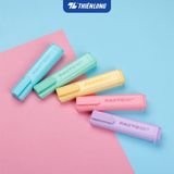  Combo 5/10/20 bút dạ quang màu Pastel Thiên Long Flexoffice Pazto FO-HL009/VN - Bút dạ quang rửa được - Không lem - Không để lại vết khi Photocopy 