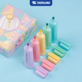  Combo 5/10/20 bút dạ quang màu Pastel Thiên Long Flexoffice Pazto FO-HL009/VN - Bút dạ quang rửa được - Không lem - Không để lại vết khi Photocopy 