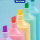  Combo 5/10/20 bút dạ quang màu Pastel Thiên Long Flexoffice Pazto FO-HL009/VN - Bút dạ quang rửa được - Không lem - Không để lại vết khi Photocopy 