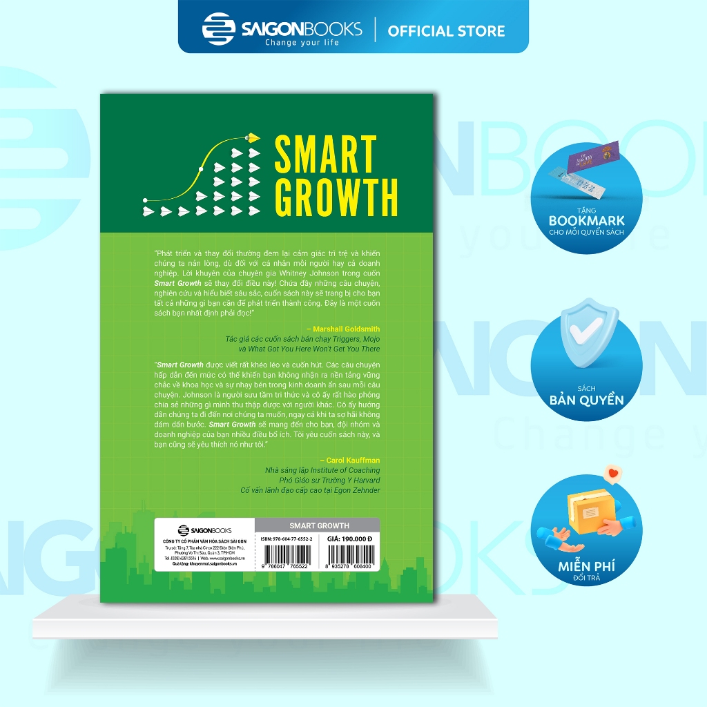  Sách - Smart Growth – 7 Bước Chuyển Mình Cho Cá Nhân Và Tổ Chức 