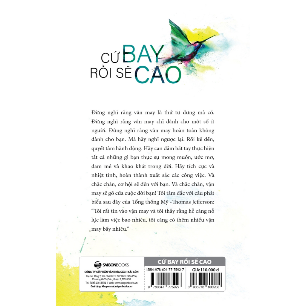  SÁCH - Cứ Bay Rồi Sẽ Cao (Tái Bản 2024) - Tác giả Nguyễn Phi Vân, Nguyễn Tuấn Quỳnh 
