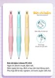  Combo 5/10/20/40 bút chì bấm 2B ngòi 2mm Thiên Long PC-032 tích hợp chuốt chì trên thân bút vô cùng tiện lợi - Màu thân Pastel giao ngẫu nhiên 