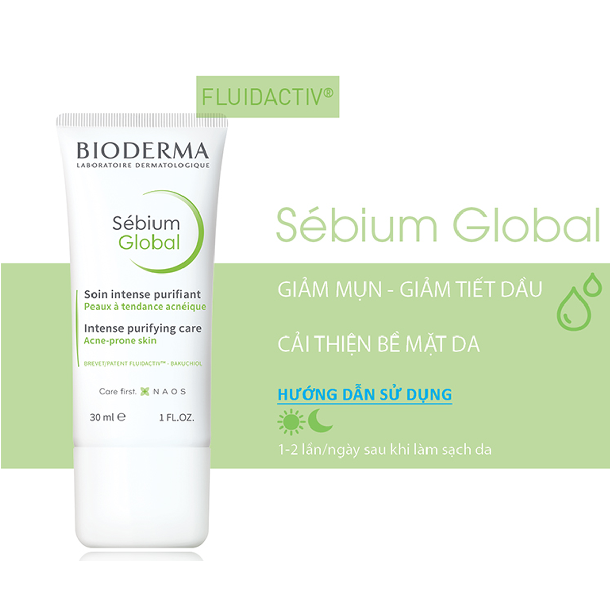  Kem Dưỡng BIODERMA Loại Bỏ Và Ngăn Ngừa Mụn 30mL - Sản Phẩm Chính Hãng Tại Zitore 