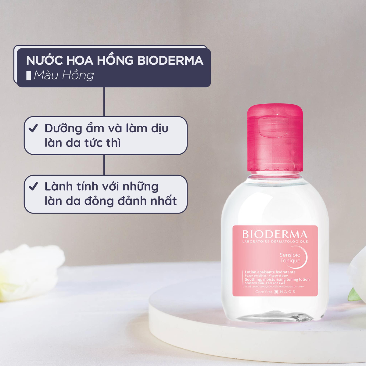  Nước Hoa Hồng BIODERMA Dành Cho Da Nhạy Cảm 100mL - Sản Phẩm Chính Hãng Tại Zitore 