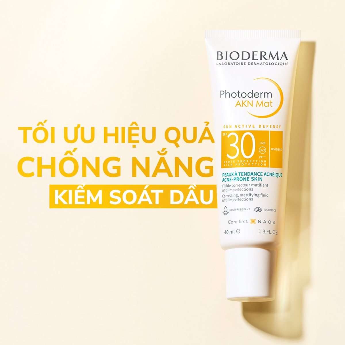  Kem Chống Nắng BIODERMA Dành Cho Da Dầu, Mụn SPF30 40mL - Sản Phẩm Chính Hãng Tại Zitore 