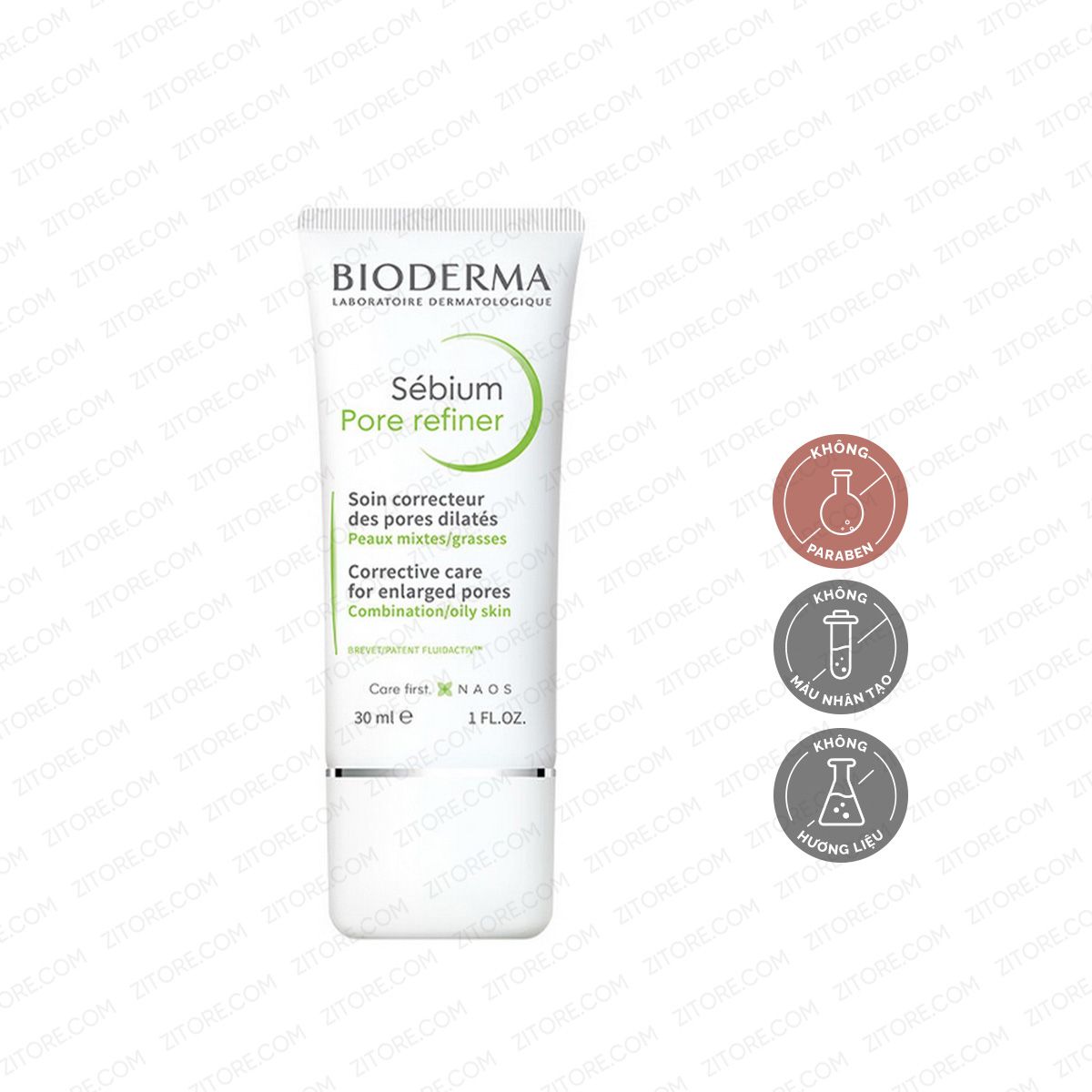  Kem Dưỡng BIODERMA Giúp Se Khít Lỗ Chân Lông 30mL - Sản Phẩm Chính Hãng Tại Zitore 