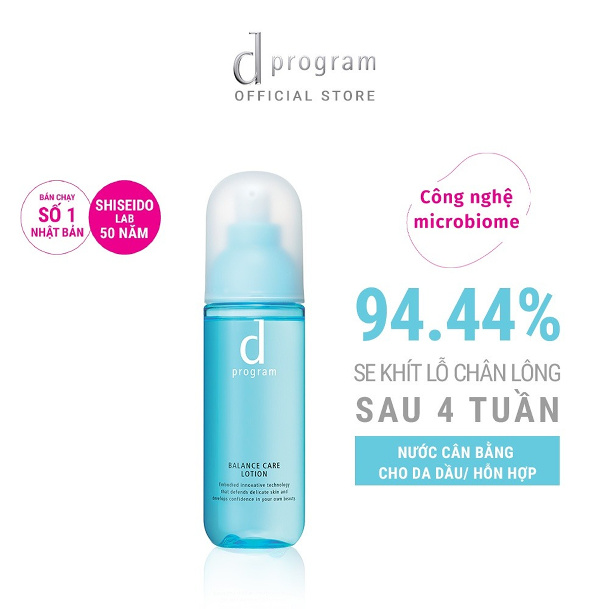  Nước Cân Bằng D PROGRAM Cho Da Dầu Và Da Hỗn Hợp 125mL - Sản Phẩm Chính Hãng Tại Zitore 