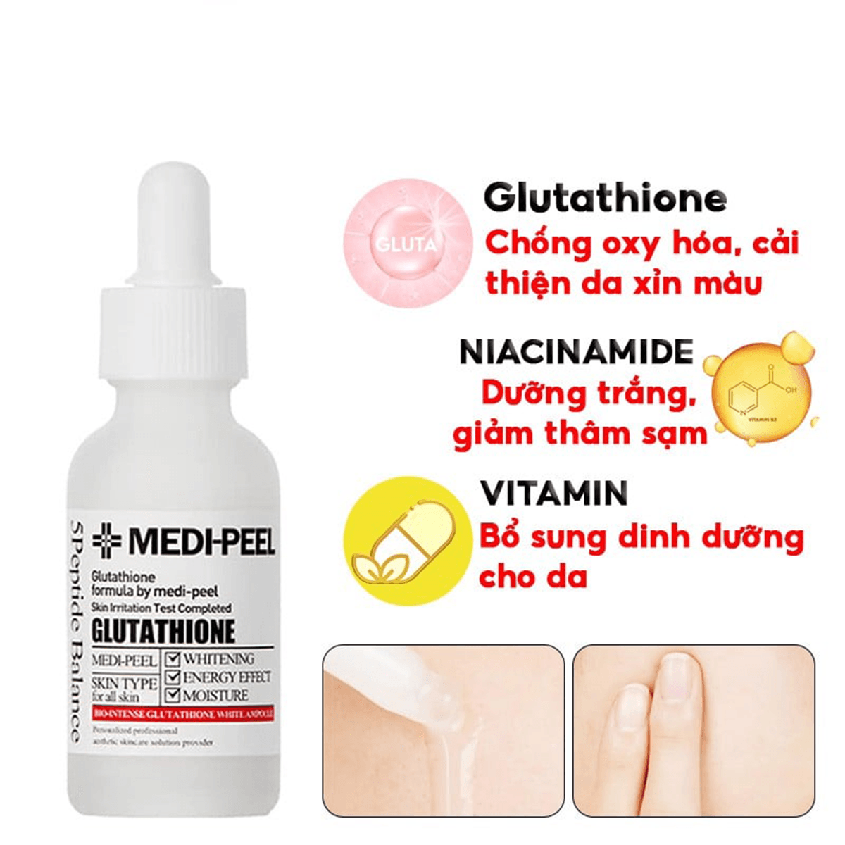  Tinh Chất MEDI-PEEL Dưỡng Trắng, Mờ Thâm Nám 30mL - Sản Phẩm Chính Hãng Tại Zitore 