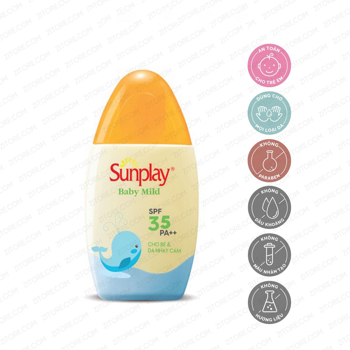  Sữa Chống Nắng SUNPLAY Cho Bé Và Da Nhạy Cảm 30g - Sản Phẩm Chính Hãng Tại Zitore 