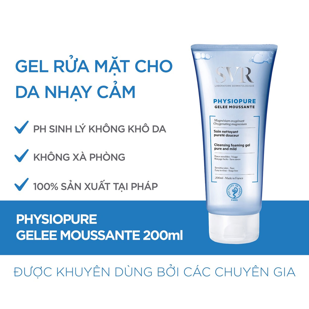  Gel Rửa Mặt SVR Dành Cho Da Nhạy Cảm 55mL - Sản Phẩm Chính Hãng Tại Zitore 