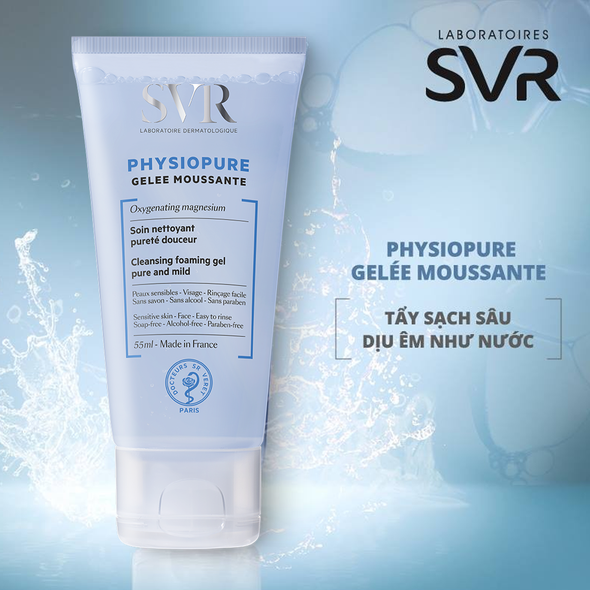  Gel Rửa Mặt SVR Dành Cho Da Nhạy Cảm 55mL - Sản Phẩm Chính Hãng Tại Zitore 