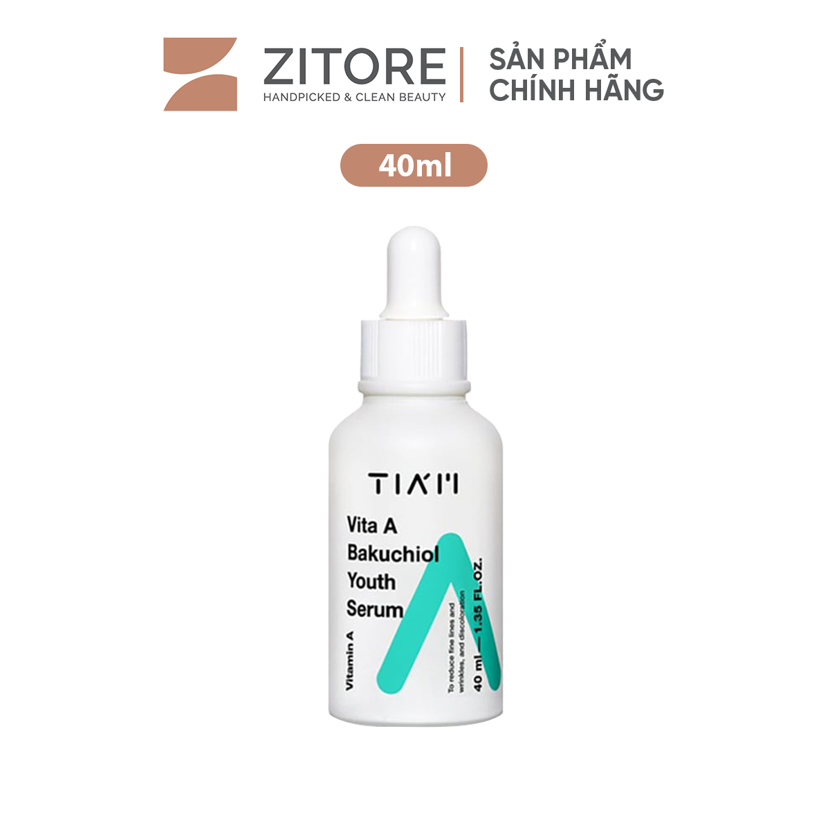  Tinh Chất TIA'M Dưỡng Ẩm, Giảm Vết Nhăn & Ngăn Ngừa Lão Hóa 40mL - Sản Phẩm Chính Hãng Tại Zitore 