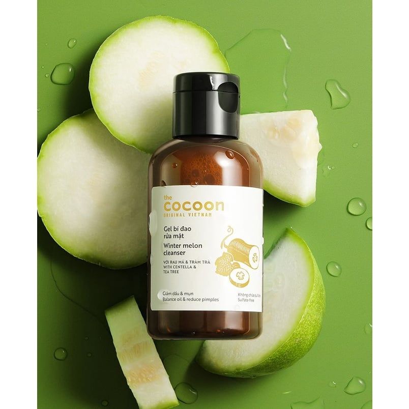  Gel Rửa Mặt COCOON Bí Đao Làm Giảm Dầu & Mụn 140mL - Sản Phẩm Chính Hãng Tại Zitore 