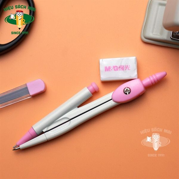 Compa Hồng Chì Kim Con Lợn Chính Hãng - Có Tại Hiệu Sách Mai