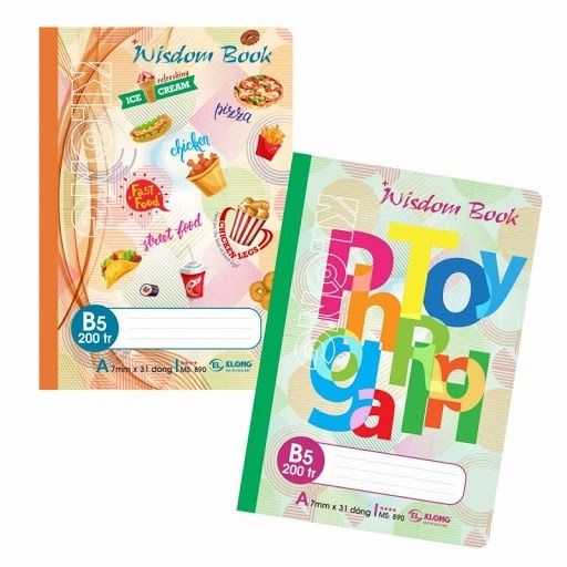 Vở 80/120/200 Trang Windom Book Klong Chính Hãng - Có Tại Hiệu Sách Mai