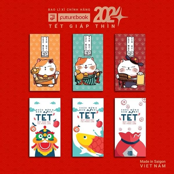 Bao lì xì Tết năm 2025 (5 cái/ tập) (120)