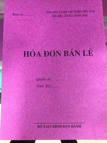 Hóa đơn bán lẻ