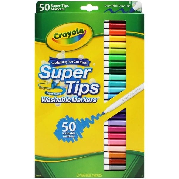 Bút Lông 50 Màu Crayola Supertips 585050 Chính Hãng - Có Tại Hiệu Sách Mai