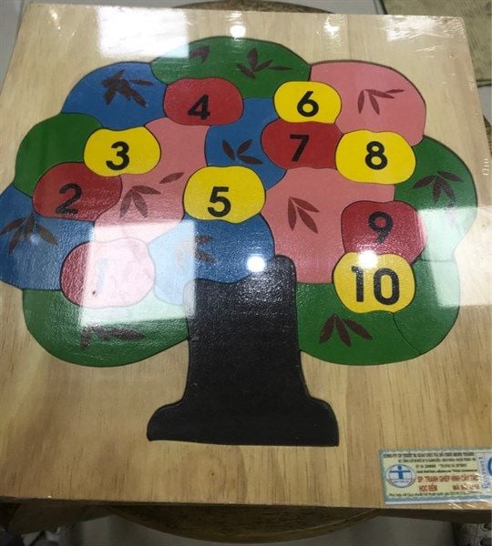 Tranh ghép hình cây táo 6018