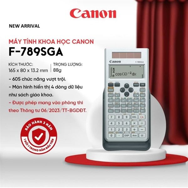 Máy tính KH học sinh Canon F-789SGA