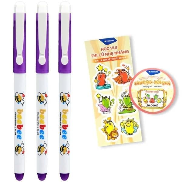Bút lông kim Thiên Long 0.3mm FL-04/LUCK (3 chiếc) (320)
