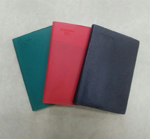Sổ bìa giả da nẹp góc Hải Tiến Business