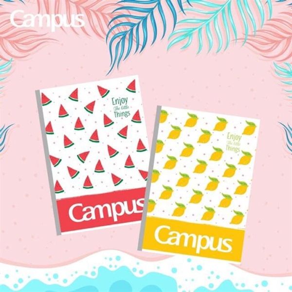 Vở Kẻ Ngang Campus Đl60Gsm Chính Hãng - Có Tại Hiệu Sách Mai