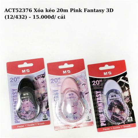 Xóa kéo Pink Fantasy 3D 20m (12/432) ACT52376