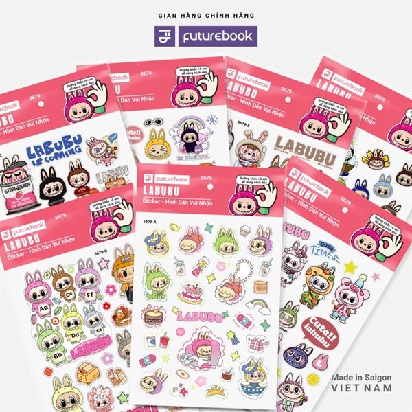 Nhãn Dán Sticker Futurebook Chính Hãng - Có Tại Hiệu Sách Mai